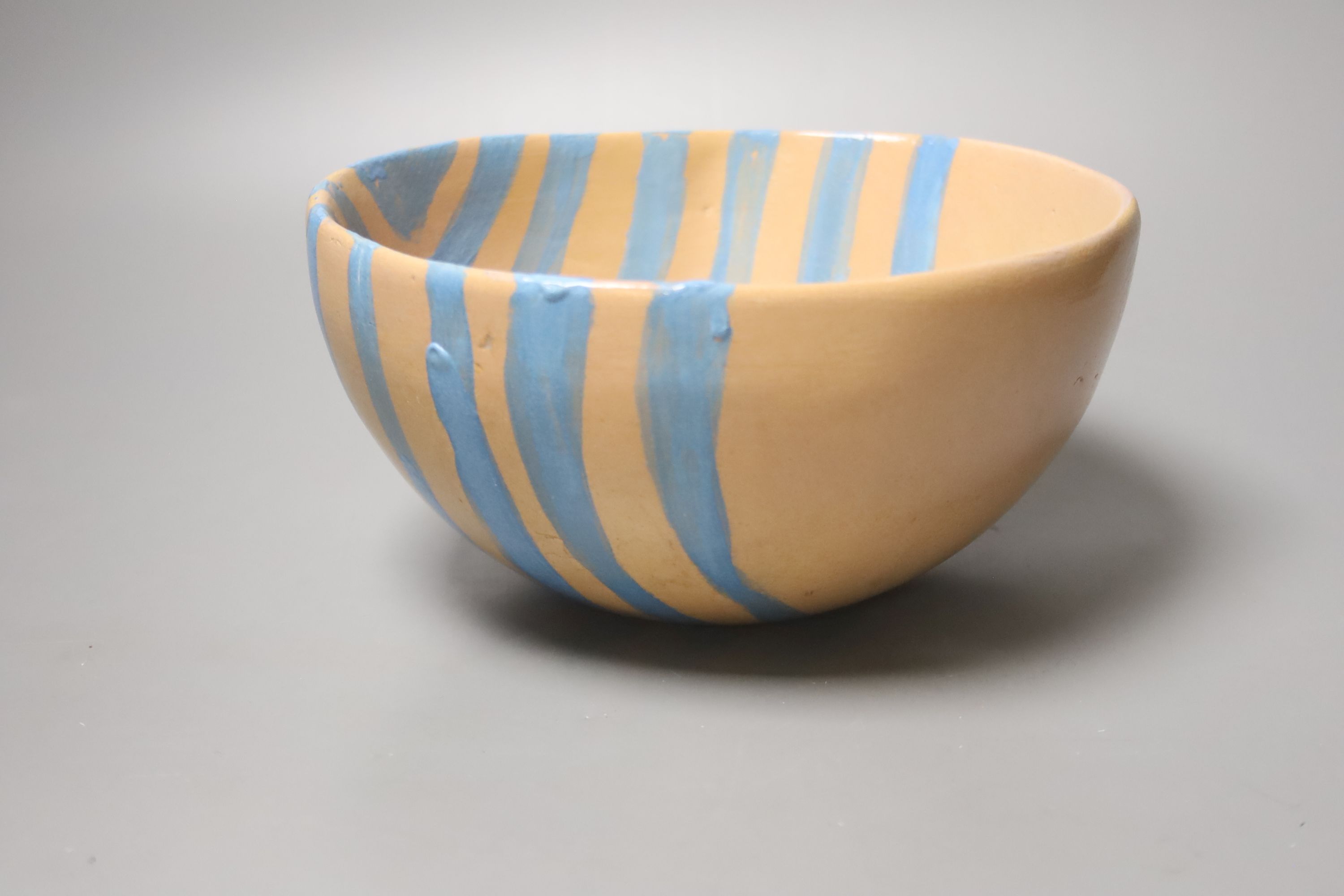 Quentin Bell. A hand painted earthenware bowl, 10cm high